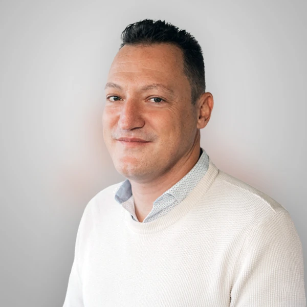 Professional headshot of Andrea Marchetti, Group Executive – Technology Enablement at Hyperclear